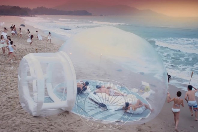鲁山充气球形帐篷